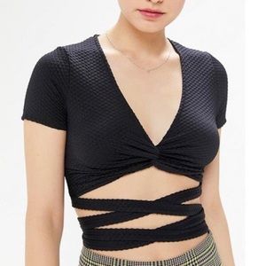 urban outfitters wrap top
